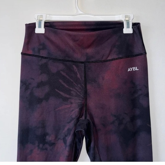 AYBL Core Leggings Purple TieDye High Waisted Womens XL - Picture 5 of 6